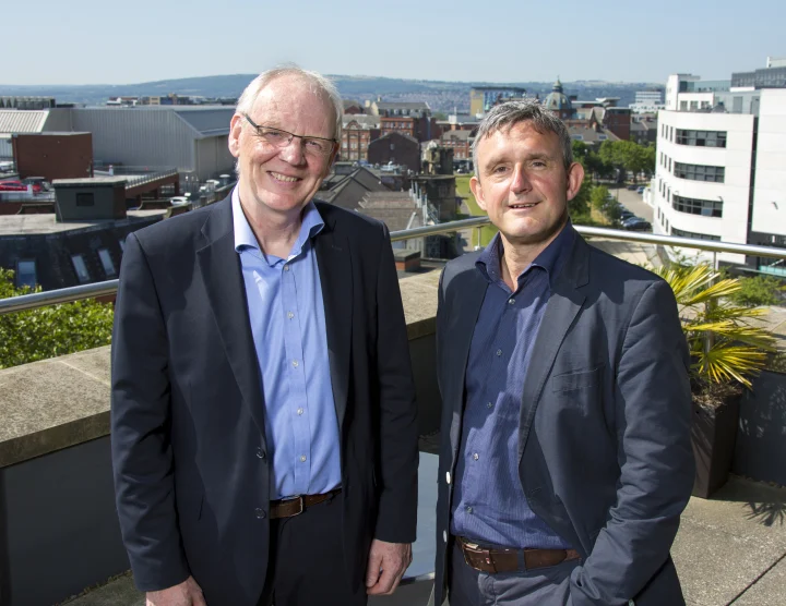 Dr Mike Nicholds and Professor Lyle Armstrong